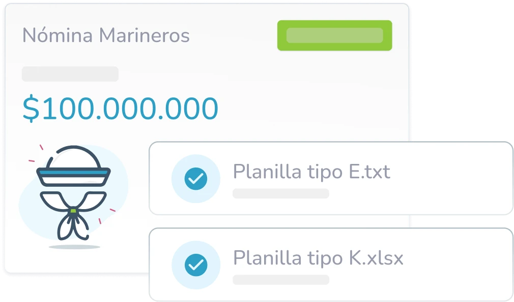 Planilla PILA generada en Bitákora, lista para descargar en TXT o Excel.