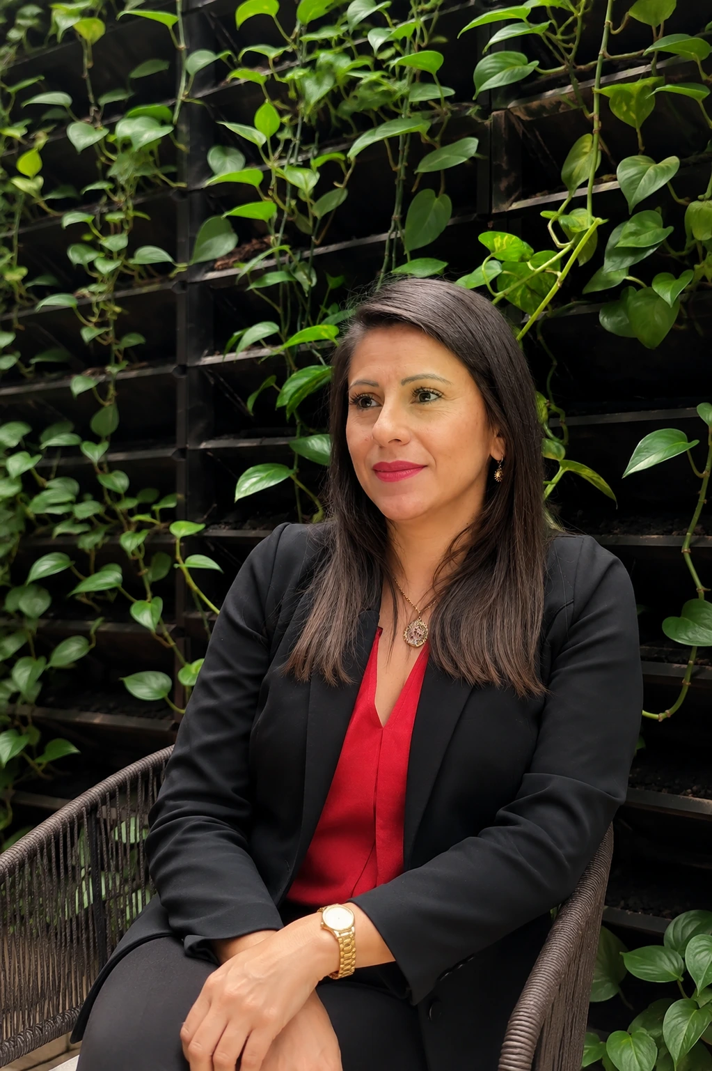 Natalia Guzmán García, de IC Constructora, hablando sobre Bitákora